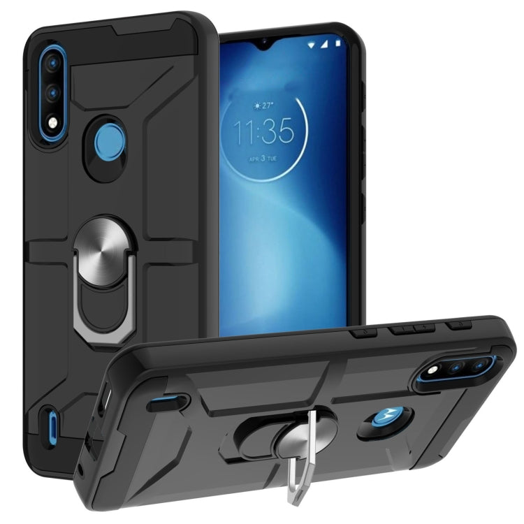 War-god Armor TPU + PC Shockproof Magnetic Protective Case with Ring Holder, For LG K53, For Motorola Moto E7 Power 2021, For Motorola Moto G 5G / One 5G Ace, For Motorola Moto G Play 2021, For Motorola Moto G Power 2021, For Motorola Moto G Stylus 2021