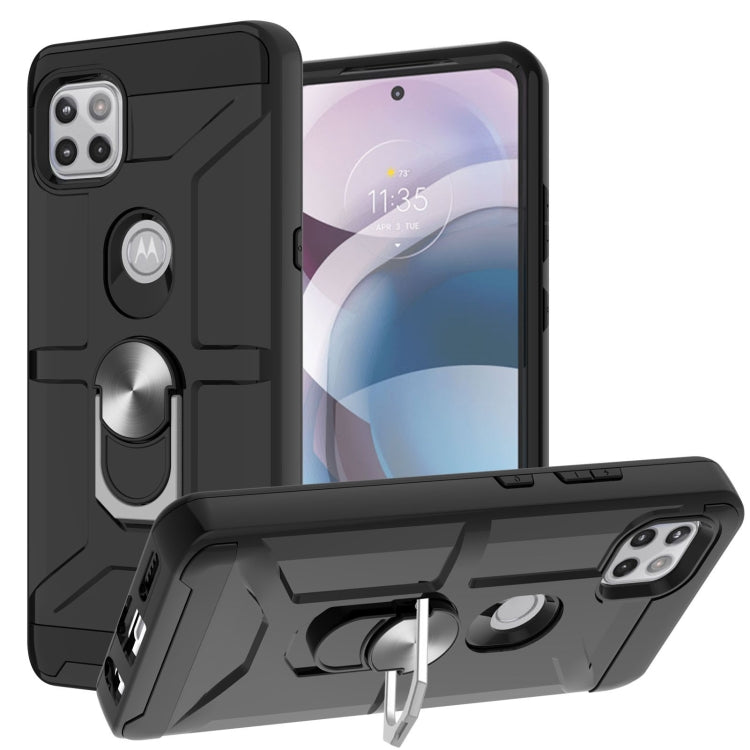 War-god Armor TPU + PC Shockproof Magnetic Protective Case with Ring Holder, For LG K53, For Motorola Moto E7 Power 2021, For Motorola Moto G 5G / One 5G Ace, For Motorola Moto G Play 2021, For Motorola Moto G Power 2021, For Motorola Moto G Stylus 2021