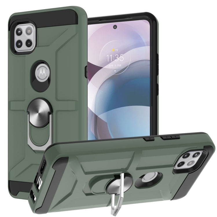 War-god Armor TPU + PC Shockproof Magnetic Protective Case with Ring Holder, For LG K53, For Motorola Moto E7 Power 2021, For Motorola Moto G 5G / One 5G Ace, For Motorola Moto G Play 2021, For Motorola Moto G Power 2021, For Motorola Moto G Stylus 2021