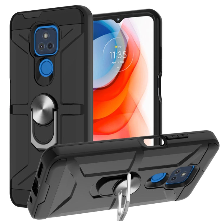 War-god Armor TPU + PC Shockproof Magnetic Protective Case with Ring Holder, For LG K53, For Motorola Moto E7 Power 2021, For Motorola Moto G 5G / One 5G Ace, For Motorola Moto G Play 2021, For Motorola Moto G Power 2021, For Motorola Moto G Stylus 2021