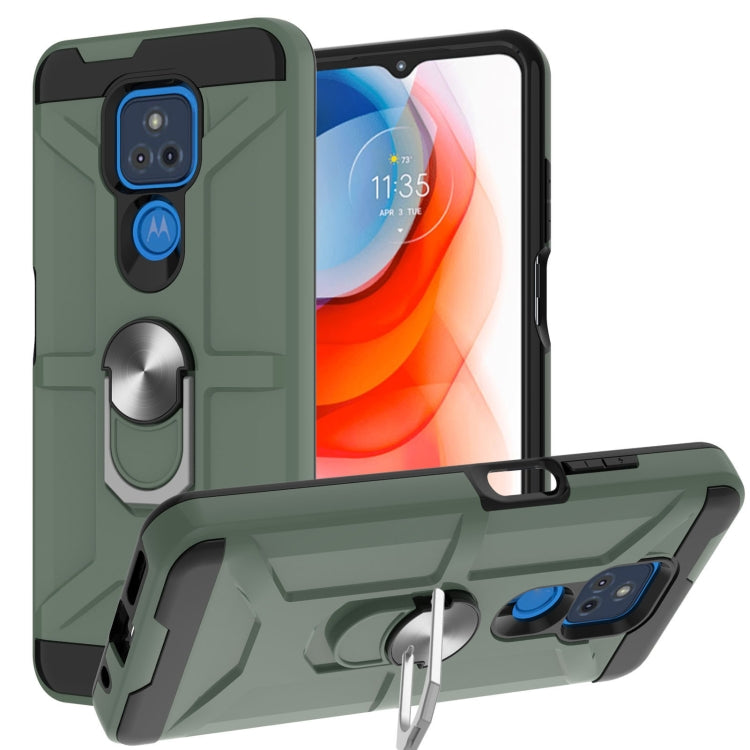 War-god Armor TPU + PC Shockproof Magnetic Protective Case with Ring Holder, For LG K53, For Motorola Moto E7 Power 2021, For Motorola Moto G 5G / One 5G Ace, For Motorola Moto G Play 2021, For Motorola Moto G Power 2021, For Motorola Moto G Stylus 2021