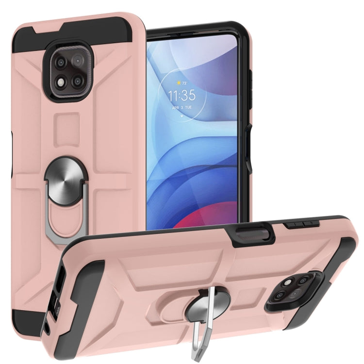 War-god Armor TPU + PC Shockproof Magnetic Protective Case with Ring Holder, For LG K53, For Motorola Moto E7 Power 2021, For Motorola Moto G 5G / One 5G Ace, For Motorola Moto G Play 2021, For Motorola Moto G Power 2021, For Motorola Moto G Stylus 2021