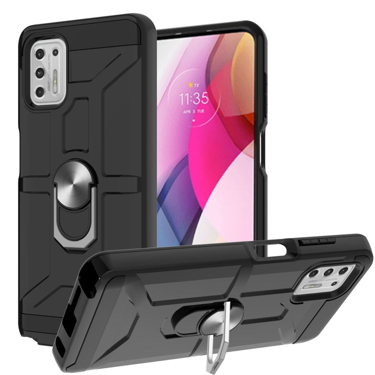 War-god Armor TPU + PC Shockproof Magnetic Protective Case with Ring Holder, For LG K53, For Motorola Moto E7 Power 2021, For Motorola Moto G 5G / One 5G Ace, For Motorola Moto G Play 2021, For Motorola Moto G Power 2021, For Motorola Moto G Stylus 2021