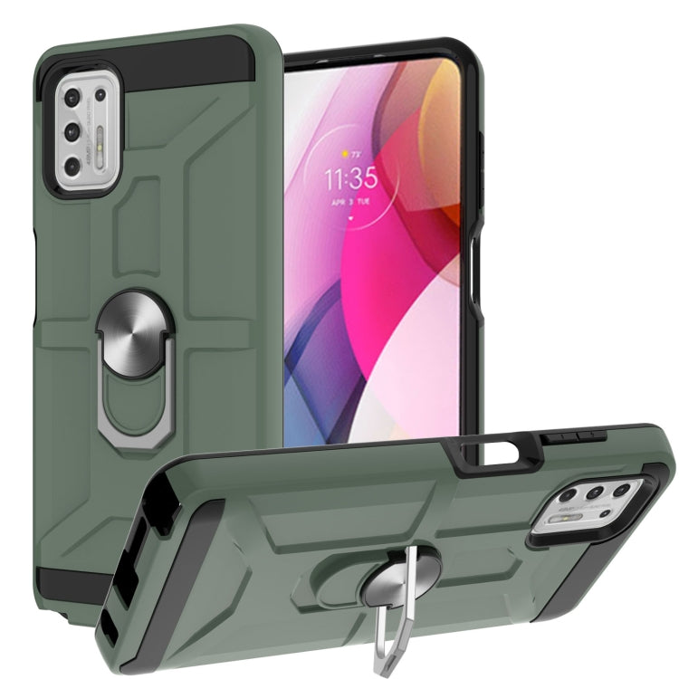 War-god Armor TPU + PC Shockproof Magnetic Protective Case with Ring Holder, For LG K53, For Motorola Moto E7 Power 2021, For Motorola Moto G 5G / One 5G Ace, For Motorola Moto G Play 2021, For Motorola Moto G Power 2021, For Motorola Moto G Stylus 2021