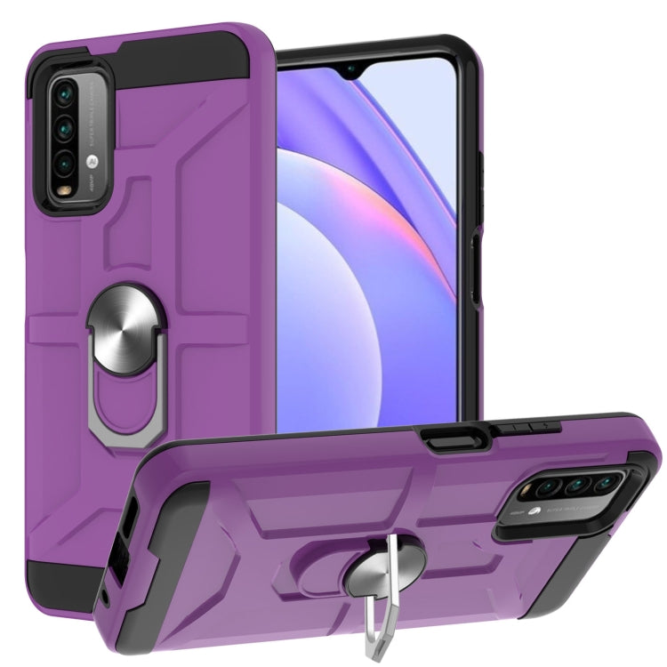 War-god Armor TPU + PC Shockproof Magnetic Protective Case with Ring Holder, For Motorola Moto G9/G9 Play/E7 Plus, For Motorola Moto G10 / G30, For Xiaomi Mi 10T Lite 5G / Poco X3 / X3 NFC, For Xiaomi Mi 10T/ 10T Pro / Redmi K30S