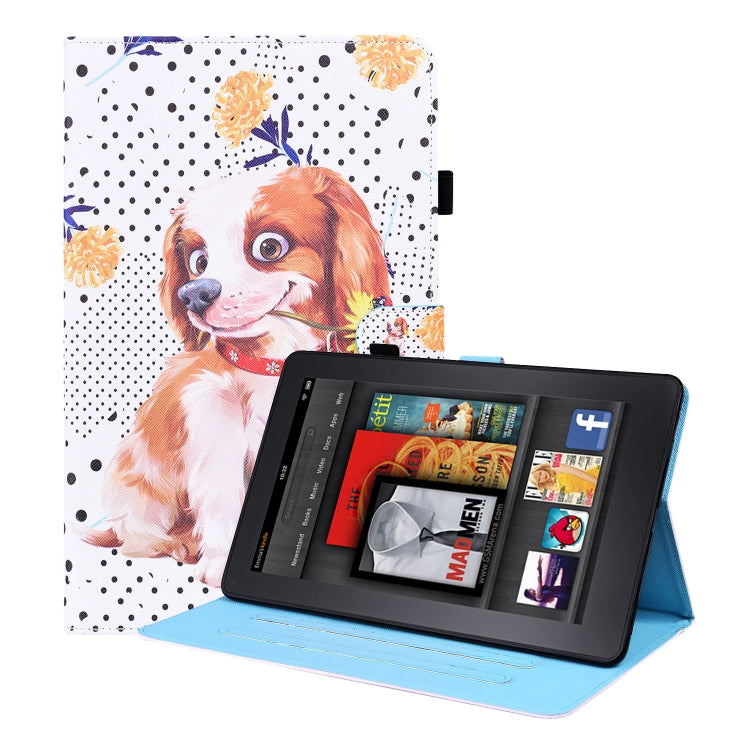 Animal Pattern Horizontal Flip Leather Case with Holder & Card Slots & Photo Frame & Sleep / Wake-up Function, For Amazon Fire HD 10 2021, For Amazon Kindle Paperwhite 4 / 3 / 2 / 1, For Amazon Kindle Fire 7, For iPad 9.7 2018 / 2017