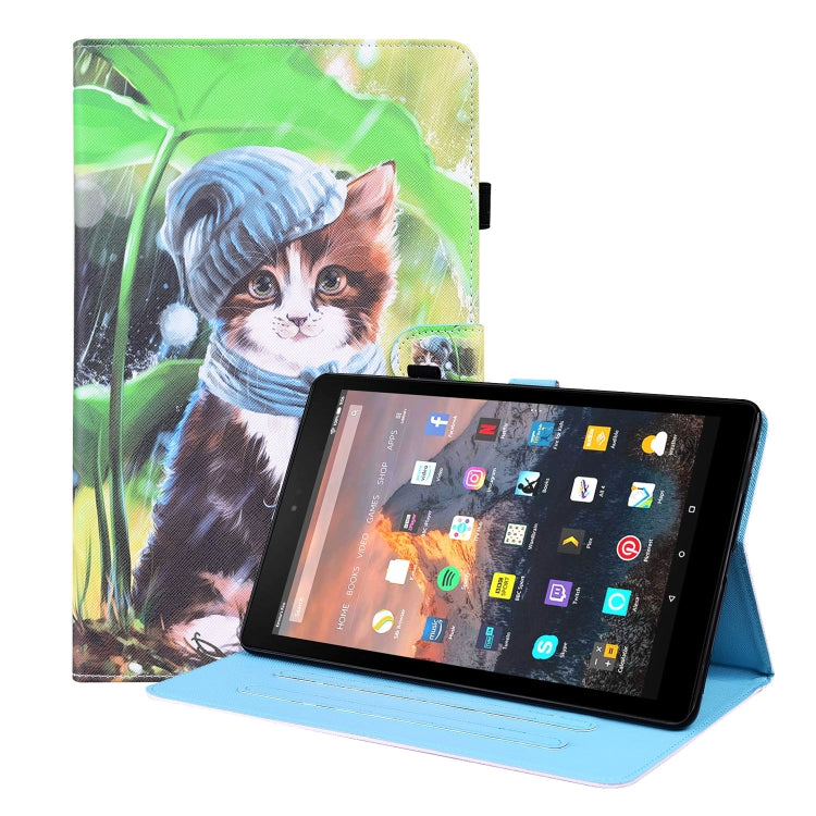 Animal Pattern Horizontal Flip Leather Case with Holder & Card Slots & Photo Frame & Sleep / Wake-up Function, For Amazon Fire HD 10 2021, For Amazon Kindle Paperwhite 4 / 3 / 2 / 1, For Amazon Kindle Fire 7, For iPad 9.7 2018 / 2017