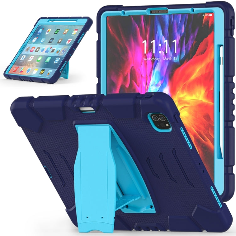 3-Layer Protection  Screen Frame + PC + Silicone Shockproof Combination Case with Holder, For iPad Pro 12.9 2022 / 2021, For iPad Pro 12.9 2020