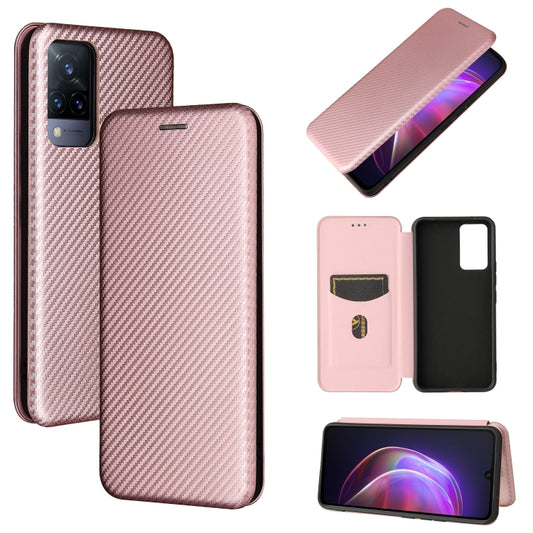Carbon Fiber Texture Magnetic Horizontal Flip TPU + PC + PU Leather Case with Card Slot, For vivo V21, For Cubot Note 20, For Motorola Moto G60 / G40 Fusion, For Nokia 1.4