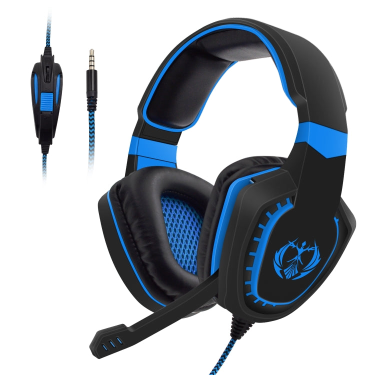 Anivia AH28 3.5mm Stereo Sound Wired Gaming Headset with Microphone, AH28(White Blue), AH28(Black Red), AH28(Black Blue), AH28(Black Purple)