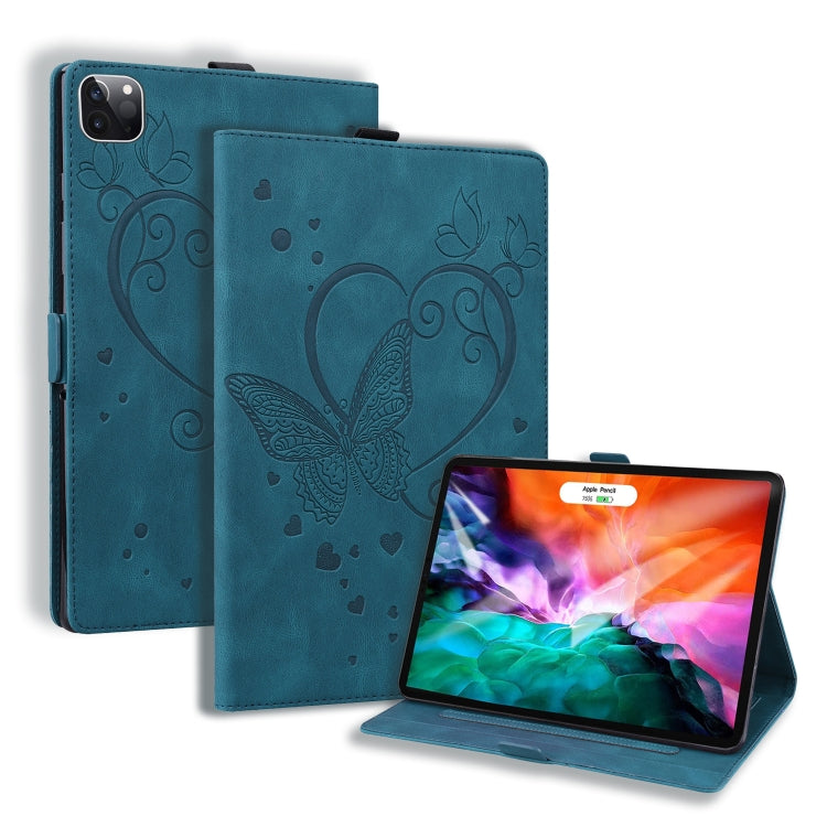 Love Butterfly Pattern Horizontal Flip Leather Case with Holder & Sleep / Wake-up Function, For iPad 9.7 (2017) (2018) / Air 2 Pro, For iPad 10.2 2021 / 2020 / 2019 / Air (2019) / 10.2 (2020), For iPad Mini 1 / 2 / 3 / 4 / 5