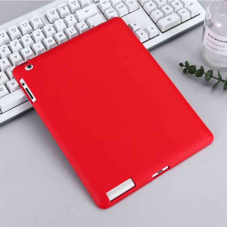 Solid Color Liquid Silicone Dropproof Full Coverage Protective Case, For iPad 4 / 3 / 2