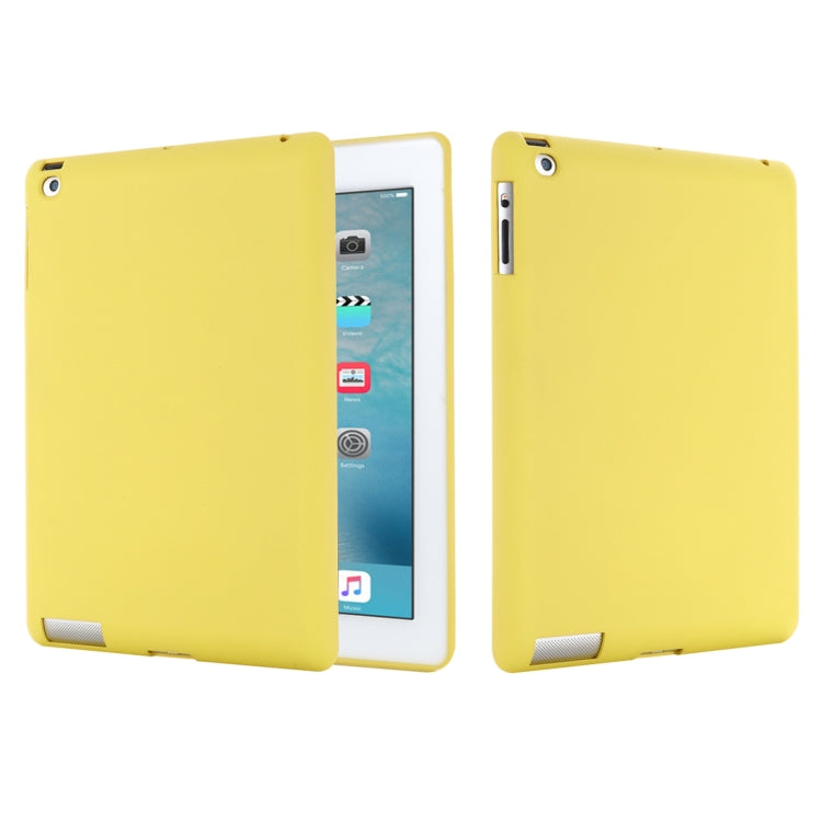 Solid Color Liquid Silicone Dropproof Full Coverage Protective Case, For iPad 4 / 3 / 2