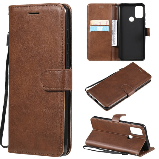 Solid Color Horizontal Flip Protective Leather Case with Holder & Card Slots & Wallet & Photo Frame & Lanyard, For Motorola Moto G50, For Motorola Moto G60 / G40 Fusion, For Motorola Moto E7 Power, For Motorola Edge S 4G, For Motorola Moto G Play 2021