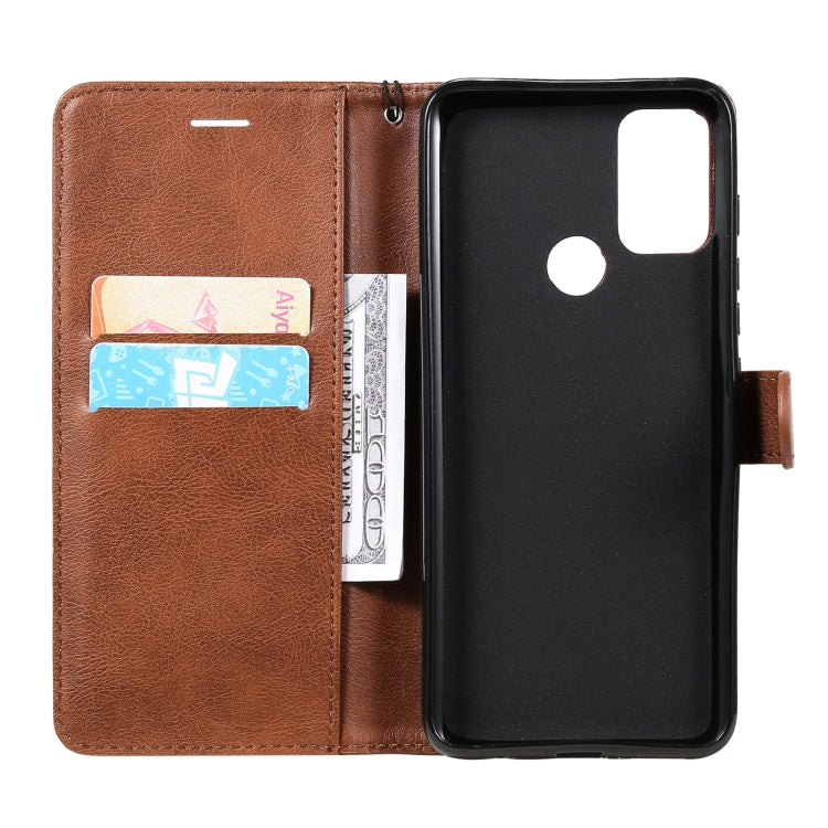 Solid Color Horizontal Flip Protective Leather Case with Holder & Card Slots & Wallet & Photo Frame & Lanyard, For Motorola Moto G50, For Motorola Moto G60 / G40 Fusion, For Motorola Moto E7 Power, For Motorola Edge S 4G, For Motorola Moto G Play 2021