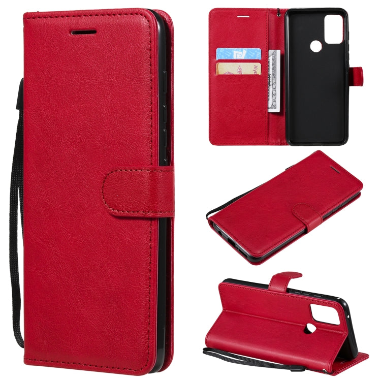 Solid Color Horizontal Flip Protective Leather Case with Holder & Card Slots & Wallet & Photo Frame & Lanyard, For Motorola Moto G50, For Motorola Moto G60 / G40 Fusion, For Motorola Moto E7 Power, For Motorola Edge S 4G, For Motorola Moto G Play 2021