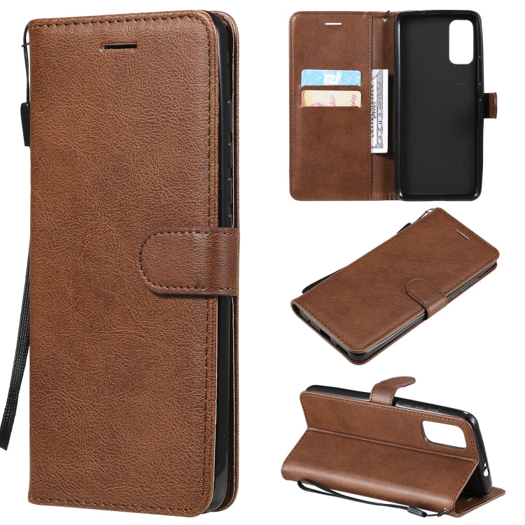 Solid Color Horizontal Flip Protective Leather Case with Holder & Card Slots & Wallet & Photo Frame & Lanyard, For Motorola Moto G50, For Motorola Moto G60 / G40 Fusion, For Motorola Moto E7 Power, For Motorola Edge S 4G