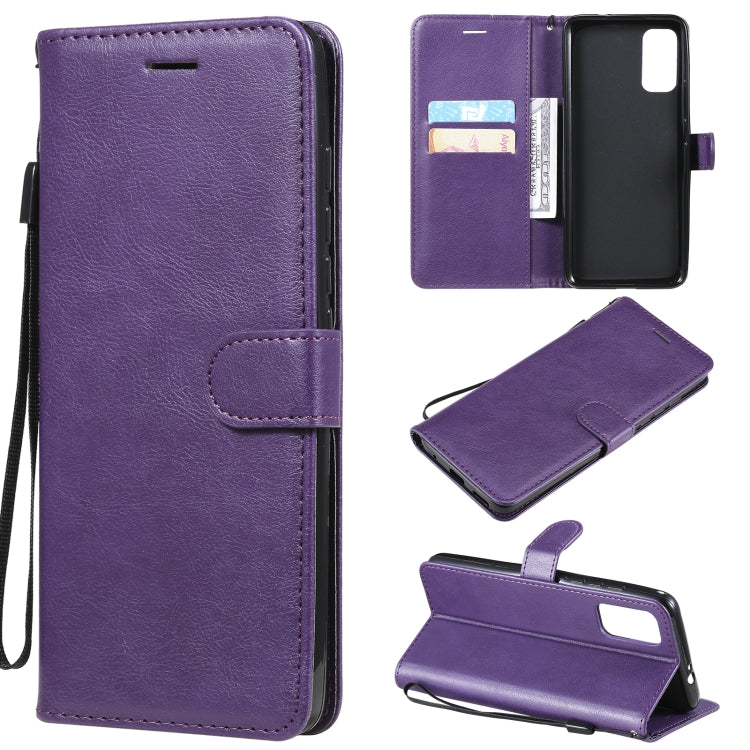 Solid Color Horizontal Flip Protective Leather Case with Holder & Card Slots & Wallet & Photo Frame & Lanyard, For Motorola Moto G50, For Motorola Moto G60 / G40 Fusion, For Motorola Moto E7 Power, For Motorola Edge S 4G, For Motorola Moto G Play 2021