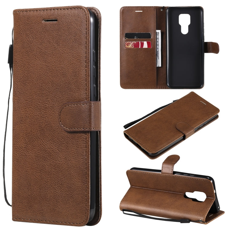 Solid Color Horizontal Flip Protective Leather Case with Holder & Card Slots & Wallet & Photo Frame & Lanyard, For Motorola Moto G50, For Motorola Moto G60 / G40 Fusion, For Motorola Moto E7 Power, For Motorola Edge S 4G, For Motorola Moto G Play 2021