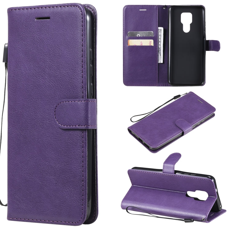 Solid Color Horizontal Flip Protective Leather Case with Holder & Card Slots & Wallet & Photo Frame & Lanyard, For Motorola Moto G50, For Motorola Moto G60 / G40 Fusion, For Motorola Moto E7 Power, For Motorola Edge S 4G, For Motorola Moto G Play 2021