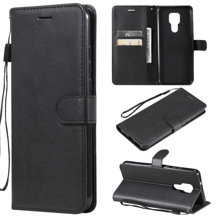 Solid Color Horizontal Flip Protective Leather Case with Holder & Card Slots & Wallet & Photo Frame & Lanyard, For Motorola Moto G50, For Motorola Moto G60 / G40 Fusion, For Motorola Moto E7 Power, For Motorola Edge S 4G, For Motorola Moto G Play 2021