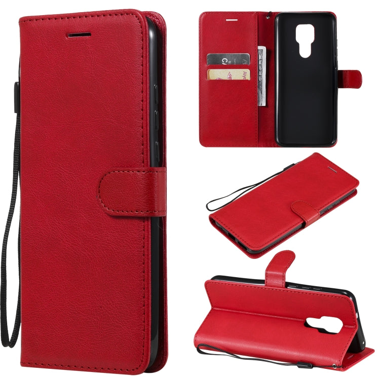 Solid Color Horizontal Flip Protective Leather Case with Holder & Card Slots & Wallet & Photo Frame & Lanyard, For Motorola Moto G50, For Motorola Moto G60 / G40 Fusion, For Motorola Moto E7 Power, For Motorola Edge S 4G, For Motorola Moto G Play 2021