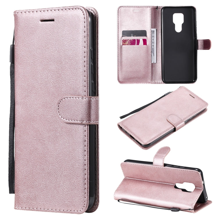 Solid Color Horizontal Flip Protective Leather Case with Holder & Card Slots & Wallet & Photo Frame & Lanyard, For Motorola Moto G50, For Motorola Moto G60 / G40 Fusion, For Motorola Moto E7 Power, For Motorola Edge S 4G, For Motorola Moto G Play 2021