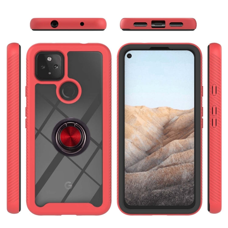 Starry Sky Solid Color Series Shockproof PC + TPU Protective Case with Ring Holder & Magnetic Function