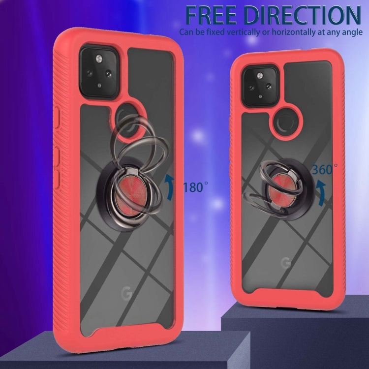 Starry Sky Solid Color Series Shockproof PC + TPU Protective Case with Ring Holder & Magnetic Function