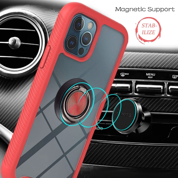 Starry Sky Solid Color Series Shockproof PC + TPU Protective Case with Ring Holder & Magnetic Function