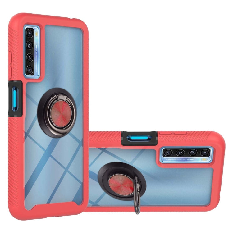 Starry Sky Solid Color Series Shockproof PC + TPU Protective Case with Ring Holder & Magnetic Function