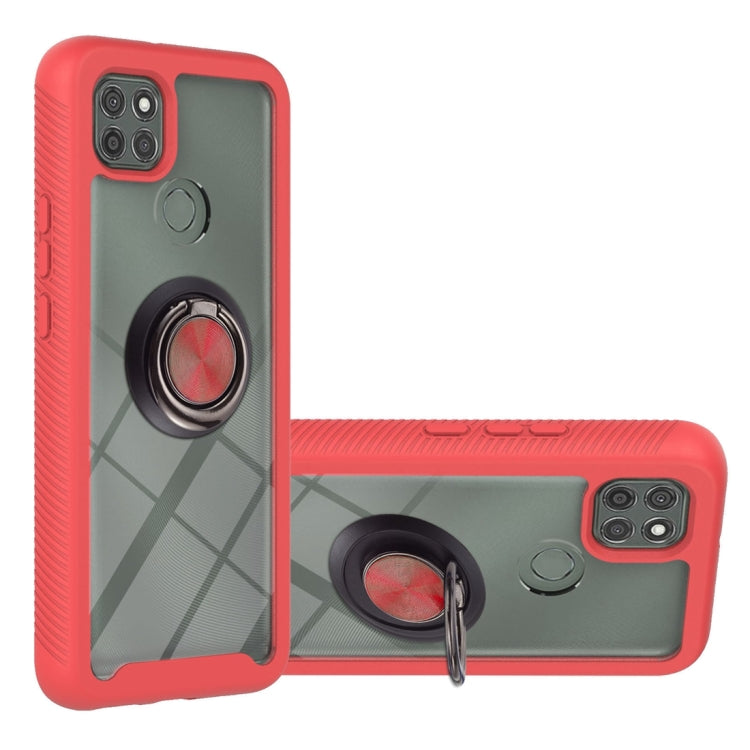 Starry Sky Solid Color Series Shockproof PC + TPU Protective Case with Ring Holder & Magnetic Function