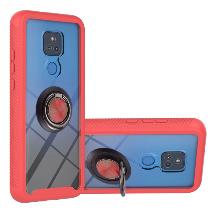 Starry Sky Solid Color Series Shockproof PC + TPU Protective Case with Ring Holder & Magnetic Function