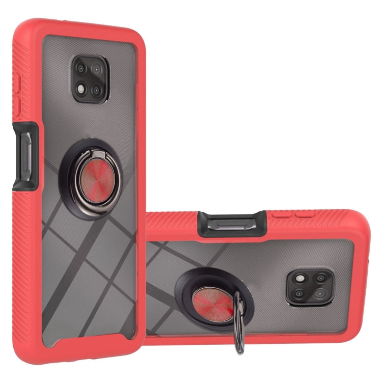 Starry Sky Solid Color Series Shockproof PC + TPU Protective Case with Ring Holder & Magnetic Function