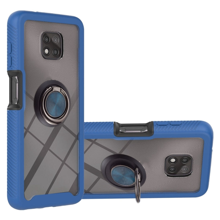 Starry Sky Solid Color Series Shockproof PC + TPU Protective Case with Ring Holder & Magnetic Function