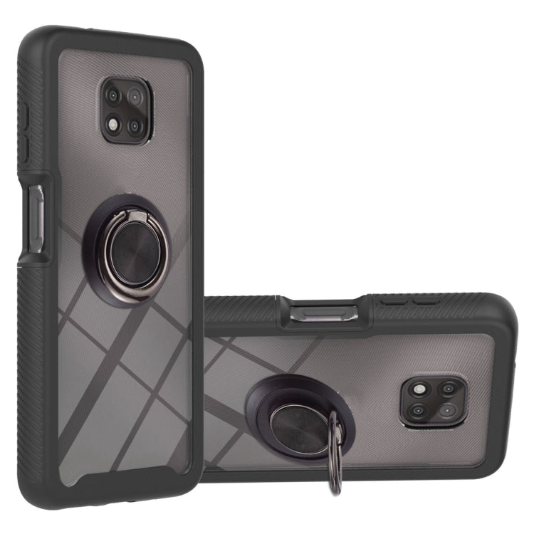 Starry Sky Solid Color Series Shockproof PC + TPU Protective Case with Ring Holder & Magnetic Function