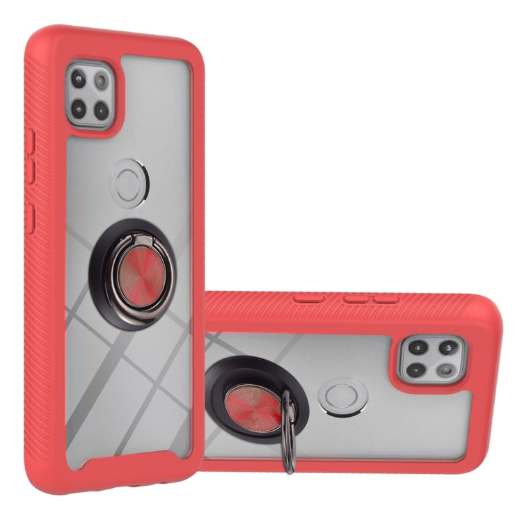 Starry Sky Solid Color Series Shockproof PC + TPU Protective Case with Ring Holder & Magnetic Function