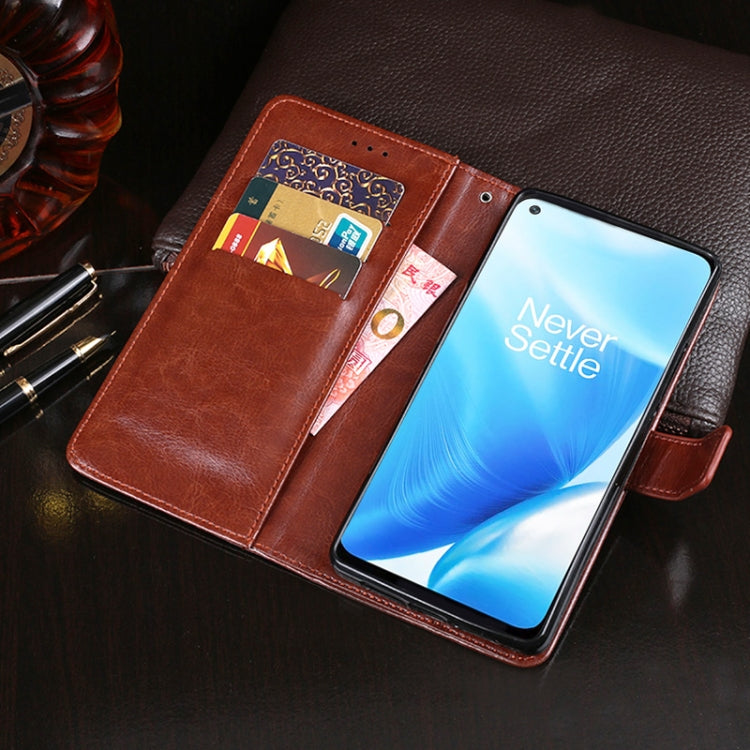 idewei Crazy Horse Texture Horizontal Flip Leather Case with Holder & Card Slots & Wallet, For OnePlus Nord N200 5G, For Asus Zenfone 8 Flip, For Infinix Hot 10T, For Infinix Note 10 Pro