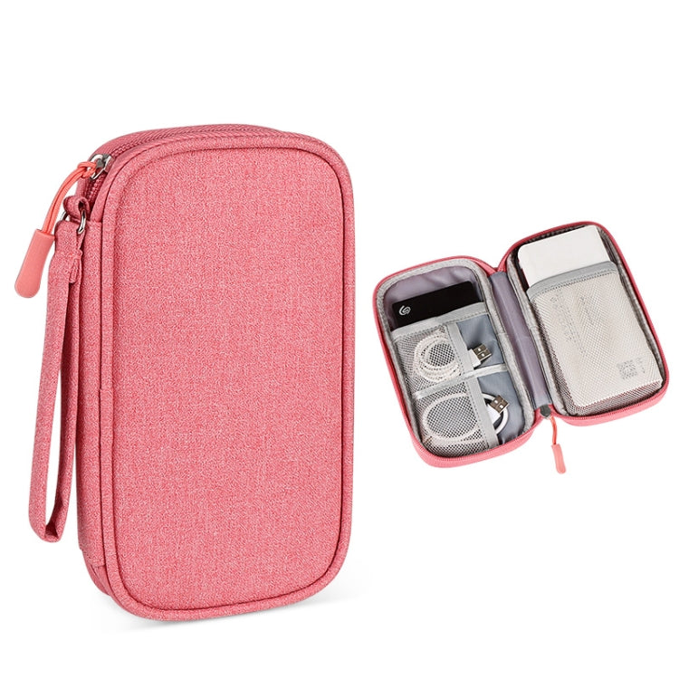 SM03 Multifunctional Digital Accessories Storage Bag with Lanyard, 19x11x3.5cm(Navy Blue), 19x11x3.5cm(Gray), 19x11x3.5cm(Pink), 19x11x3.5cm(Black)