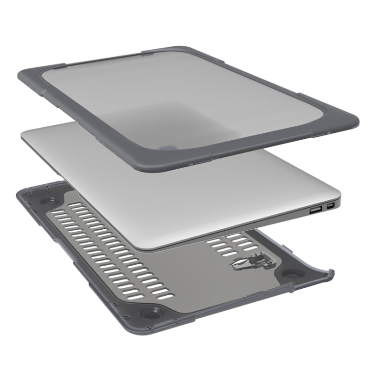 TPU + PC Two-color Anti-fall Laptop Protective Case, For MacBook Air 11.6 inch A1465 / A1370