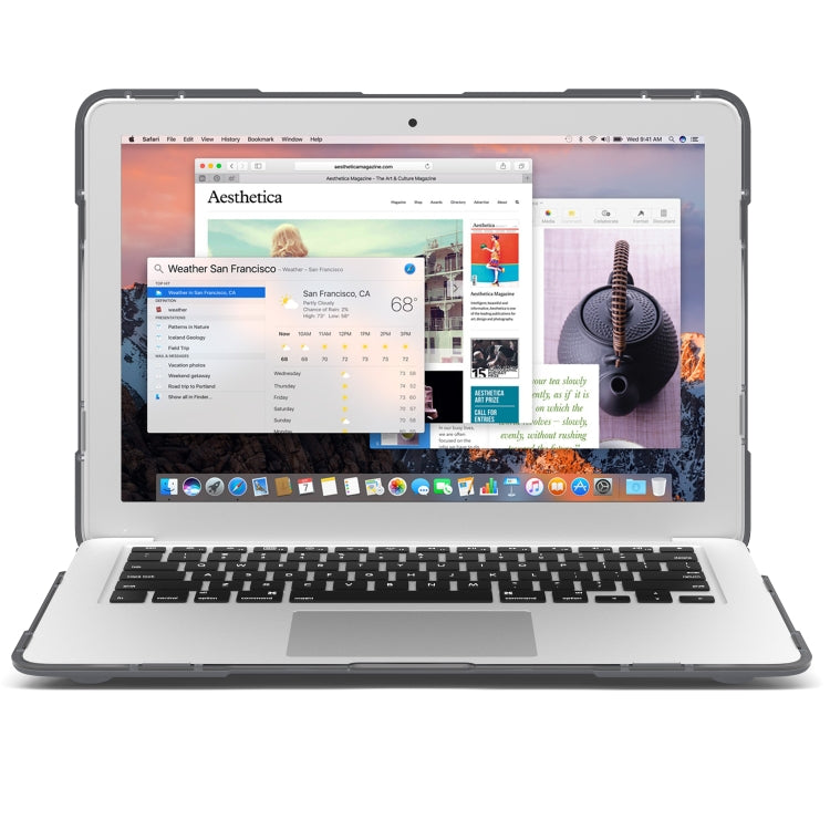 TPU + PC Two-color Anti-fall Laptop Protective Case, For MacBook Air 13.3 inch A1466 / A1369, For MacBook Pro Retina 13.3 inch A1502 / A1425, For MacBook Pro Retina 15.4 inch A1398, For Microsoft Surface Laptop 3 / 4 15 inch����������������������������...