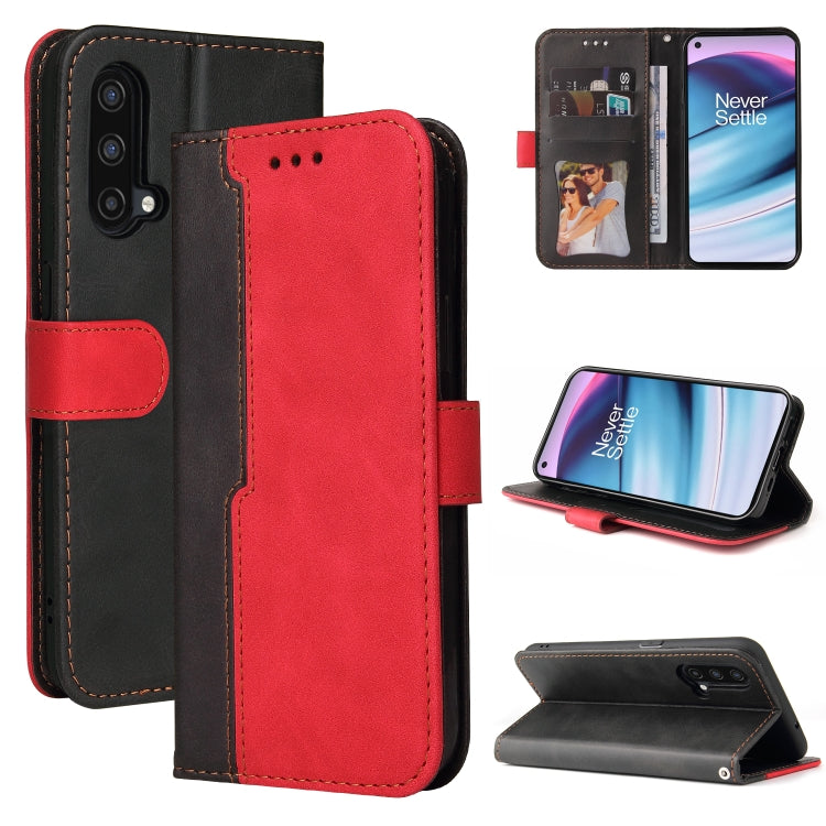 Business Stitching-Color Horizontal Flip PU Leather Case with Holder & Card Slots & Photo Frame, For OnePlus Nord CE 5G, For iPhone 13 mini, For iPhone 13, For iPhone 13 Pro, For iPhone 13 Pro Max