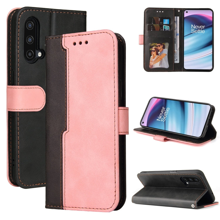 Business Stitching-Color Horizontal Flip PU Leather Case with Holder & Card Slots & Photo Frame, For OnePlus Nord CE 5G, For iPhone 13 mini, For iPhone 13, For iPhone 13 Pro, For iPhone 13 Pro Max