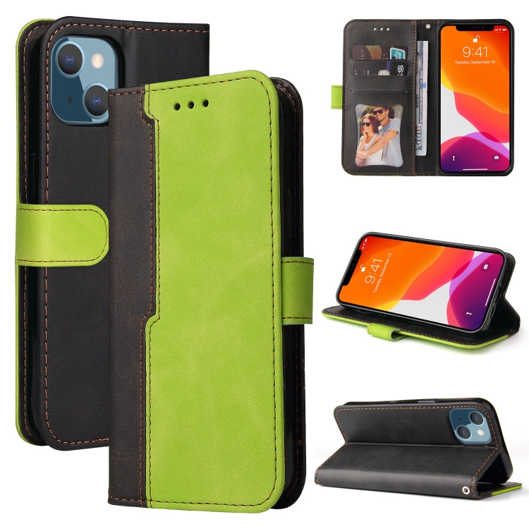 Business Stitching-Color Horizontal Flip PU Leather Case with Holder & Card Slots & Photo Frame, For OnePlus Nord CE 5G, For iPhone 13 mini, For iPhone 13, For iPhone 13 Pro, For iPhone 13 Pro Max