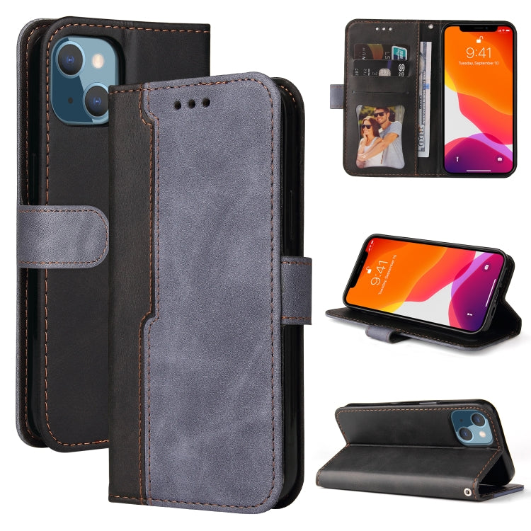 Business Stitching-Color Horizontal Flip PU Leather Case with Holder & Card Slots & Photo Frame, For OnePlus Nord CE 5G, For iPhone 13 mini, For iPhone 13, For iPhone 13 Pro, For iPhone 13 Pro Max