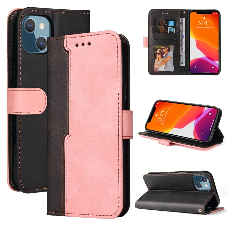 Business Stitching-Color Horizontal Flip PU Leather Case with Holder & Card Slots & Photo Frame, For OnePlus Nord CE 5G, For iPhone 13 mini, For iPhone 13, For iPhone 13 Pro, For iPhone 13 Pro Max