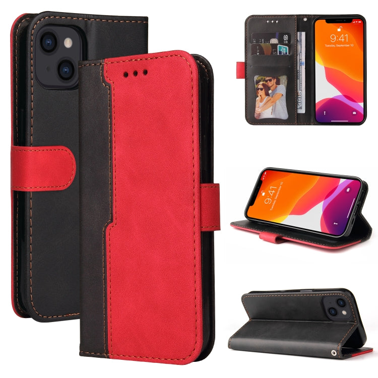 Business Stitching-Color Horizontal Flip PU Leather Case with Holder & Card Slots & Photo Frame, For OnePlus Nord CE 5G, For iPhone 13 mini, For iPhone 13, For iPhone 13 Pro, For iPhone 13 Pro Max