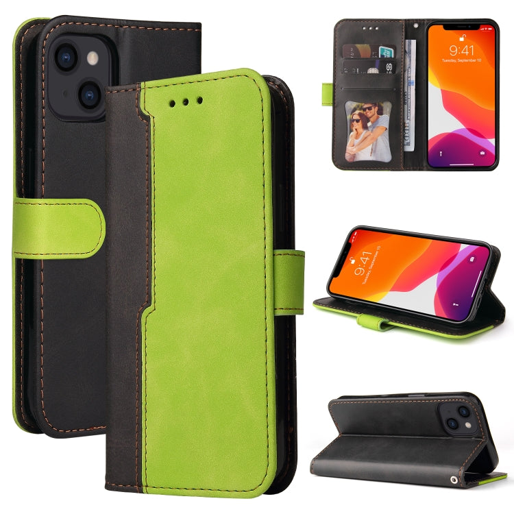 Business Stitching-Color Horizontal Flip PU Leather Case with Holder & Card Slots & Photo Frame, For OnePlus Nord CE 5G, For iPhone 13 mini, For iPhone 13, For iPhone 13 Pro, For iPhone 13 Pro Max