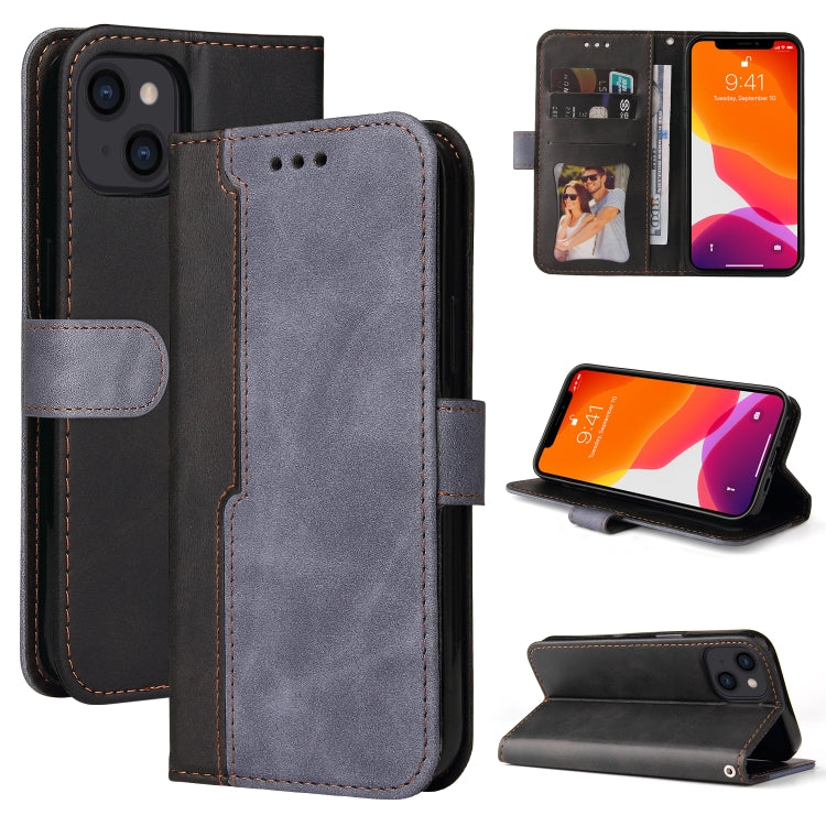 Business Stitching-Color Horizontal Flip PU Leather Case with Holder & Card Slots & Photo Frame, For OnePlus Nord CE 5G, For iPhone 13 mini, For iPhone 13, For iPhone 13 Pro, For iPhone 13 Pro Max