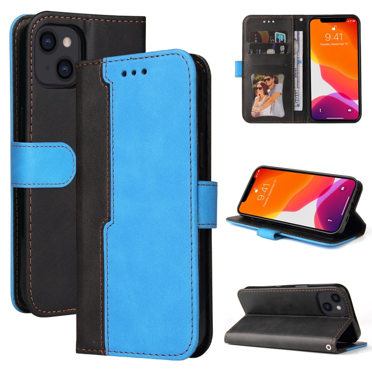 Business Stitching-Color Horizontal Flip PU Leather Case with Holder & Card Slots & Photo Frame, For OnePlus Nord CE 5G, For iPhone 13 mini, For iPhone 13, For iPhone 13 Pro, For iPhone 13 Pro Max